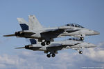 169206 @ KOSH - EA-18G Growler 169206 NJ-577 from VAQ-129 Vikings NAS Whidbey Island, WA