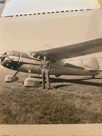 N4304V - Possibly taken at Lebanon OR, circa 1956. Philip A. Wright in photo - by Unknown