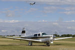 N252KM @ KOSH - Mooney M20K  C/N 25-1032, N252KM - by Dariusz Jezewski www.FotoDj.com