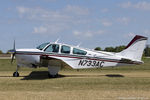N733AC @ KOSH - Beech F33A Bonanza  C/N CE-499, N733AC