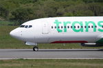 F-GZHJ @ LFRB - Boeing 737-86J, Taxiing rwy 07R, Brest-Bretagne Airport (LFRB-BES) - by Yves-Q