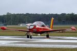 ST-16 @ EBBL - SIAI-Marchetti SF.260M+ of the FAeB (Belgian Air Force) 'Diables Rouges / Red Devils' aerobatic team at the 2022 Sanicole Spottersday at Kleine Brogel air base - by Ingo Warnecke