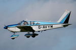 G-AVYM @ EGSH - Landing at Norwich. - by Graham Reeve