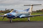 D-FLAT @ EDWF - PC12NGX parked at Leer Papenburg Airport - by FerryPNL