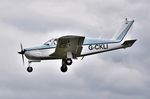 G-CKLI @ EGBJ - G-CKLI landing at Gloucestershire Airport. - by andrew1953