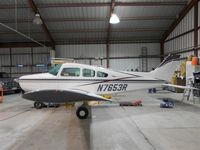 N7653R @ KHYI - 53R coming out of the paint booth. - by Unknown