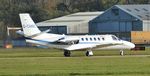 G-CMBC @ EGHH - At Technicair - by John Coates