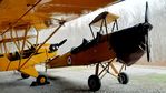 CF-BNL @ CNC4 - DE-253 with the wings removed, sitting along side a 1945 Piper J3 Cub - by Dave Carnahan
