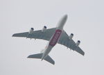A6-EVR @ EGLL - Airbus A380-842 departing London Heathrow. - by moxy