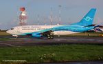 VH-PNI @ EGSH - Seen departing Norwich on a test flight following C-Check with KLM Engineering - by @sparkie001uk photography