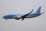 G-TAWM @ EGSH - Landing at Norwich in heavy rain. - by Graham Reeve