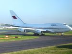 A9C-HAK @ EGLL - A9C-HAK B747SP Bahrain Royal Flight at Heathrow - by PhilR