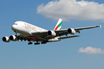 A6-EDG @ EGLL - RWY27L Myrtle Ave - by Lars Baek