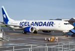 TF-ICA @ EGSH - The Third Icelandair 737-MAX9 To Be Painted Into The New Livery, This Version With The Light Green Stripe.