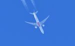 A6-EQB - A6-EQB over the Bristol Channel @34,000ft. - by andrew1953