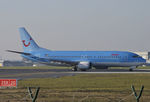 OO-TUI @ EBBR - Taxiing out to Runway 25R. - by Wilfried_Broemmelmeyer