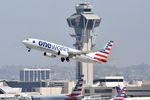 N838NN @ KLAX - American Boeing 737-823 one world N838NN departing LAX - by Mark Kalfas