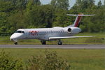 F-GUEA @ LFRB - Embraer EMB-145MP, Ready to take off rwy 25L, Brest-Bretagne airport (LFRB-BES) - by Yves-Q
