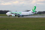 F-GZHU @ LFRB - Boeing 737-8K2, Landing rwy 25L, Brest-Bretagne airport (LFRB-BES) - by Yves-Q