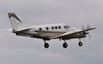 N920TT @ EGFH - Visiting King Air departing Runway 04. - by Roger Winser