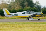 F-GTDB @ LFRU - Wassmer WA-52 Europa, U-turn rwy 04, Morlaix-Ploujean airport (LFRU-MXN) - by Yves-Q