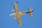 N111PJ @ KPSP - 1981 CESSNA 340A, N111PJ on approach to Palm Springs, CA - by Mark Kalfas