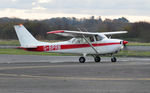 G-BPRM @ EGFH - Visiting F172L aircraft operated by BJ Aviation. - by Roger Winser