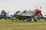 N151CF @ KOSH - 1944 North American P-51D Mustang,N151CF the Rebel at OSH - by Mark Kalfas