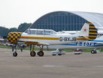 G-BXJB @ EGSU - G-BXJB 1987 Yakolev Yak-52 Spitfire Day Duxford - by PhilR