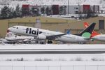 C-FLQZ @ CYLW - Ex Air Europa, blue winglets. Departure to Edmonton. - by Koala