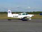 G-CCAT @ EGLK - G-CCAT Cabair 1979 Gulfstream-American AA-5A Cheetah Blackbushe - by PhilR