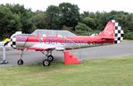 G-CBMD @ EGLK - G-CBMD 1982 Yak 52 Blackbushe - by PhilR
