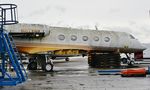 N623NP @ EGHH - Being scrapped at European Avn. - by John Coates