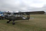 F-AYTH @ LFPM - Aeronca O-58B Grasshopper at Melun Villaroche airport, France, 2022 Air Legend - by Van Propeller
