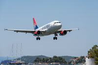 YU-APL @ JSI - Landing at Skiathos - by Andy Collins