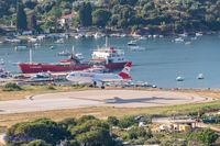 OE-LBV @ JSI - Landing at Skiathos - by Andy Collins