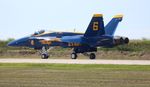163741 @ KBKL - F-18 A-D Blue Angels zx - by Florida Metal