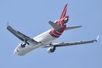 PH-MCP @ KLAX - Martinair MD-11, PH-MCP, Departing 25R KLAX - by Mark Kalfas