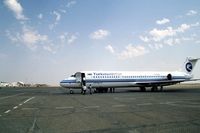EZ-A101 @ UTAT - EZ-A101 on the ramp at Da?oguz (Dashoguz) Airport. Turkmenistan during publicity tour (Turkmenistan Airlines Antonov, An-2 fleet in the background) - by Neil Foster
