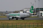 F-HTVA @ LFRB - Boeing 737-8K2, Taxiing after push back, Brest-Bretagne airport (LFRB-BES) - by Yves-Q
