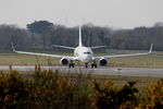 F-HTVA @ LFRB - Boeing 737-8K2, Lining up rwy 07R, Brest-Bretagne airport (LFRB-BES) - by Yves-Q