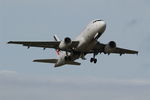 F-GUGQ @ LFRB - Airbus A318-111, Take off rwy 07R, Brest-Bretagne airport (LFRB-BES) - by Yves-Q