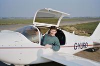 G-YURO - At Wombleton - Designer and copilot - by Lars Christensen