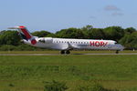 F-GRZH @ LFRB - Canadair Regional Jet CRJ-702, Taxiing rwy 25L, Brest-Bretagne airport (LFRB-BES) - by Yves-Q