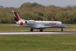 F-GRGD @ LFRB - Embraer ERJ-145EU, Take off run rwy 07R, Brest-Bretagne airport (LFRB-BES) - by Yves-Q