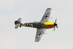G-AWHH @ EGSU - 9 (G-AWHH) 1958 HA 1112 Buchon M1L Flying Legends Duxford - by PhilR