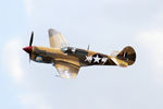 G-CGZP @ EGSU - 41-19841 (G-CGZP) 1942 Curtis P-40F Warhawk USAAC Flying Legends Duxford - by PhilR