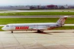 YR-BCN @ EGLL - At London Heathrow early 1990''s - by kenvidkid