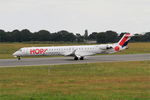 F-HMLF @ LFRB - Bombardier CL-600-2E25(CRJ-1000), U-Turn rwy 07R, Brest-Bretagne airport (LFRB-BES) - by Yves-Q