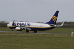 EI-DYX @ LFRB - Boeing 737-8AS, Landing rwy 25L Brest-Bretagne airport (LFRB-BES) - by Yves-Q